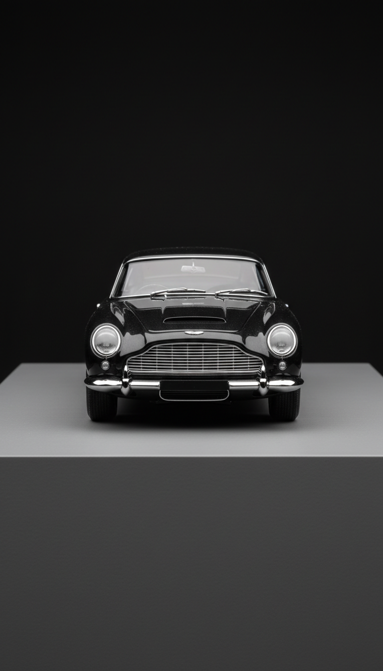 Obsidian Black Aston Martin DB5 Model